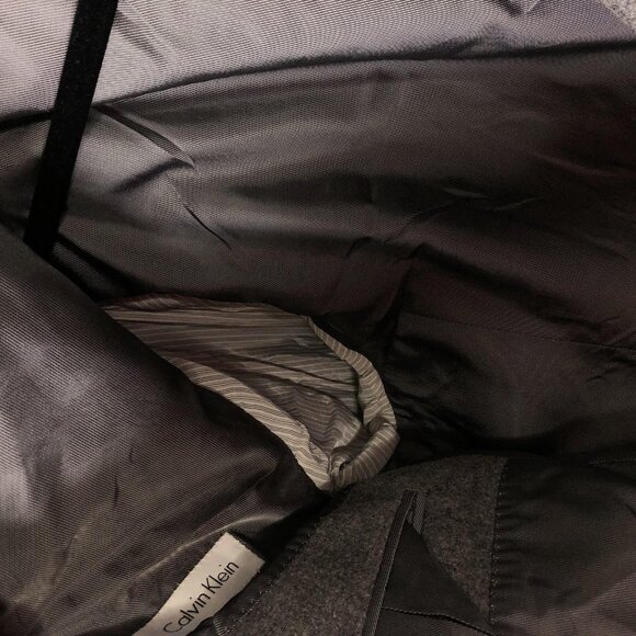 Calvin Klein Blazer Mens 44R Wool Blend Military 4 Pocket Button Jacket Utility - Picture 12 of 16